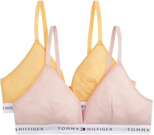 Tommy Hilfiger Reggiseno a Triangolo Costine Donna, Confezione da 2