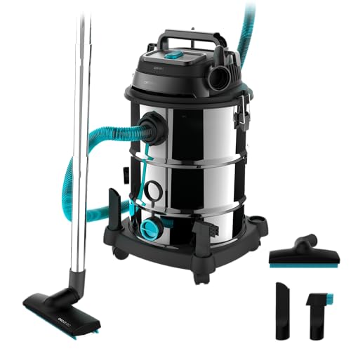 Cecotec Conga Rockstar Wet & Dry Steel Neo Pro Aspiratore Solidi e Liquidi 30L 1600W
