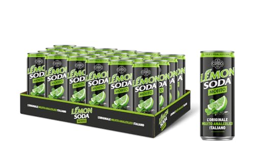 Lemonsoda Mojito Soda Analcolico Menta e Lime, 24x33cl
