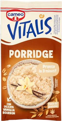 Cameo Vitalis Porridge Gusto Classico con Vaniglia Bourbon, Busta 58g