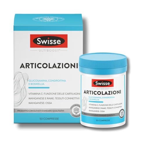 Swisse Ultiboost Integratore Articolazioni Glucosamina Condroitina Boswellia 50 Compresse