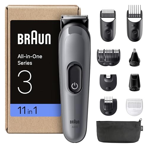 Braun Series 3 Rifinitore All-in-One 11in1 Rasoio Elettrico Barba e Capelli