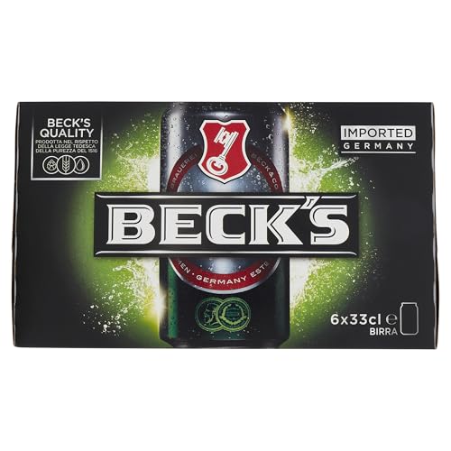 Beck's Pils Birra Pilsner, 6 Lattine da 33cl
