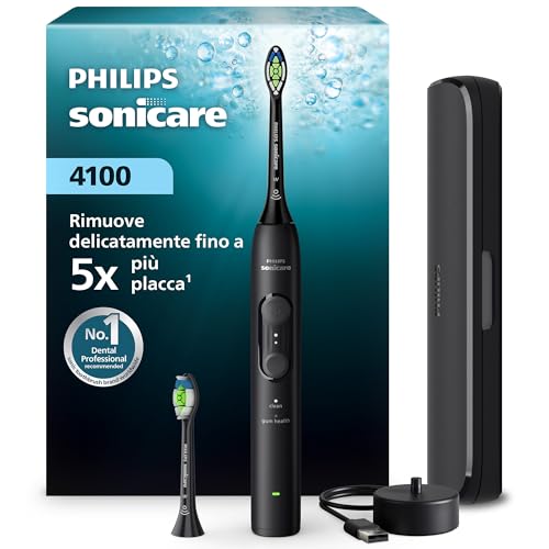 Philips Sonicare Serie 4100 Spazzolino Elettrico Sonico con Sensore di Pressione