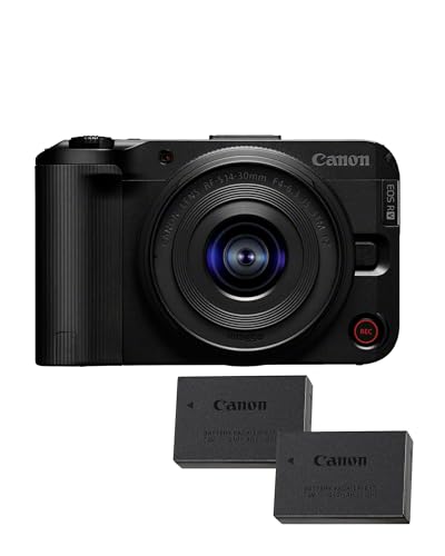 Canon EOS R50 V Kit con RF-S 14-30mm F4-6.3 IS STM PZ e 2 Batterie