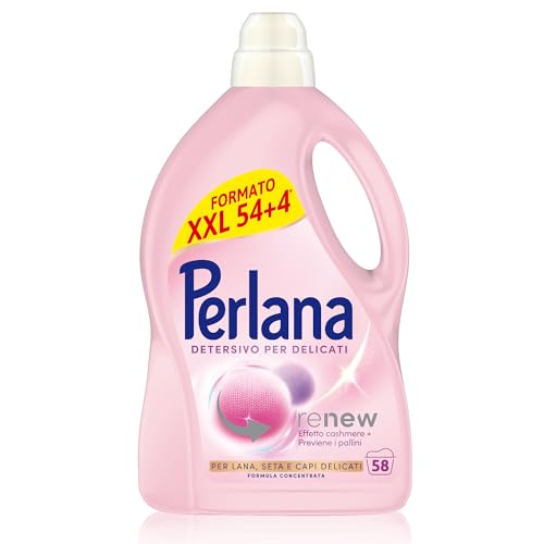 Perlana Detersivo Delicati per Lana e Seta, 58 Lavaggi