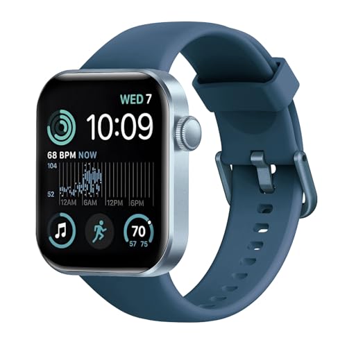 Smartwatch Uomo Donna, 1.85" Orologio Smartwatch con Effettua/Risposta Chiamate, 140 Sportive Smart Watch con Contapassi/Sonno/Cardiofrequenzimetro/SpO2, Impermeabil IP68 Smartband per Android iOS