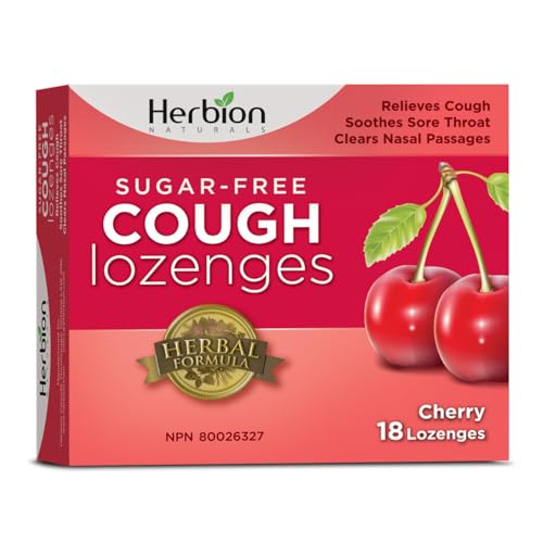 Herbion Naturals pastiglie per la tosse senza zucchero gusto ciliegia, 18 pastiglie