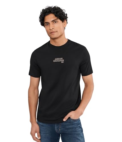 Armani Exchange One Block Up T-Shirt con Logo Ricamato