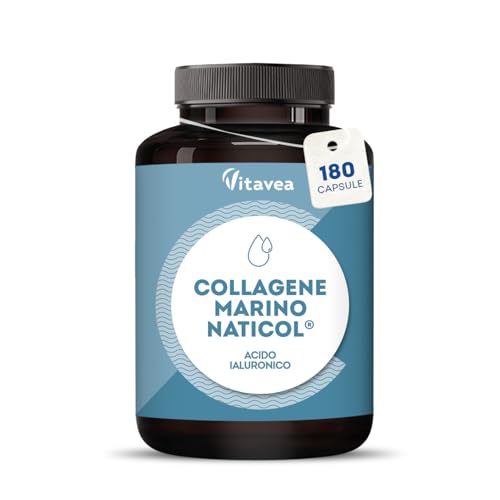 Vitavea Collagene Marino Naticol 800 mg + Acido Ialuronico e Vitamina C - 180 capsule