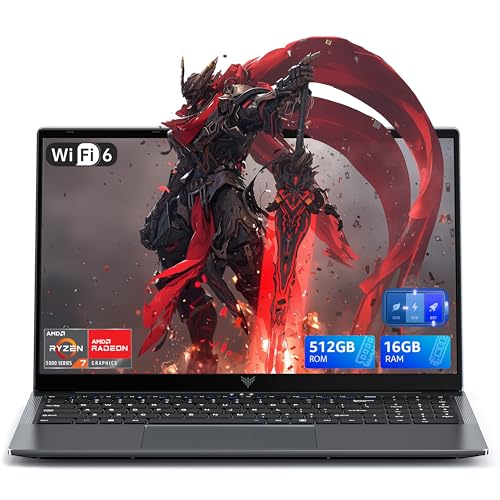 ACEMAGIC Laptop 15,6 Pollici con Processore Ryzen 7 5700U, 16GB RAM, 512GB SSD