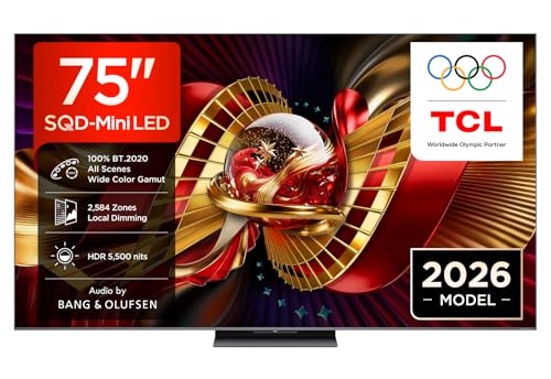 TCL 75C8L 75" SQD-Mini LED TV 4K HDR Google TV
