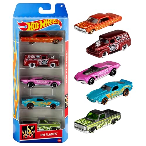 Hot Wheels Confezione 5 Veicoli Scala 1:64