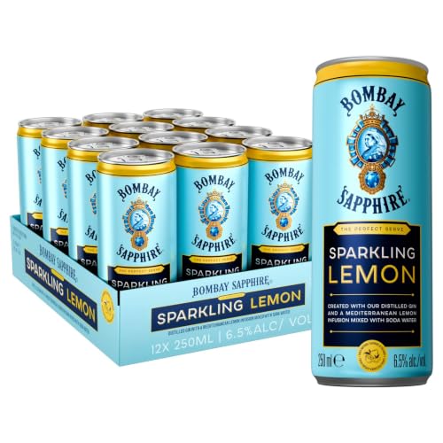 Bombay Sapphire Sparkling Lemon Cocktail 6.5% Vol 12 Lattine 25 ml