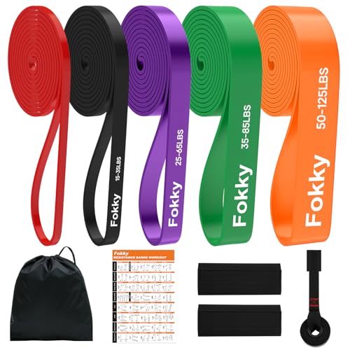 Fokky Elastici Fitness 5 Livelli Resistenza con Ancoraggio Porta