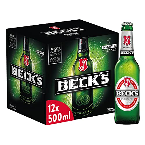 Beck's Pils Birra Pilsner Tedesca, 12 Bottiglie da 50cl