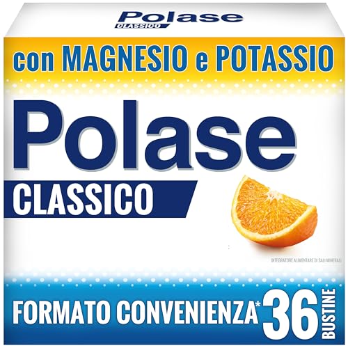 Polase Classico Integratore Magnesio e Potassio Gusto Arancia, 36 Bustine