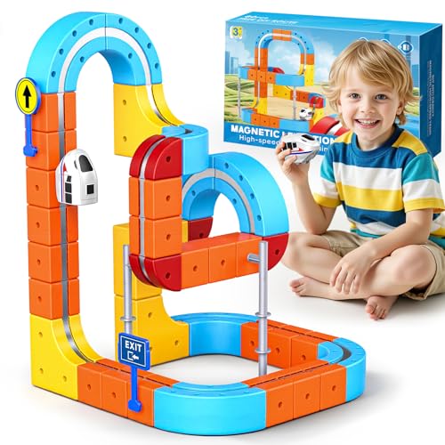 Trenino Elettrico 56 Pezzi DIY Cube Track