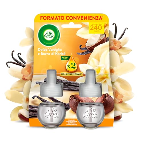 Air Wick Diffusore Elettrico Oli Essenziali Vaniglia e Burro di Karitè