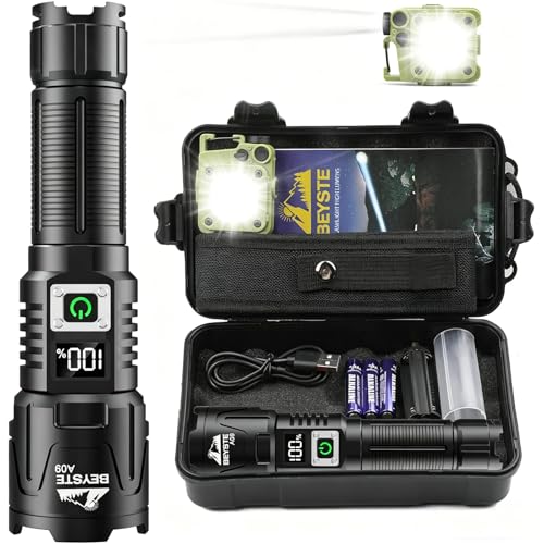 BEYSTE XHQ99.2 Torcia LED Professionale Ricaricabile