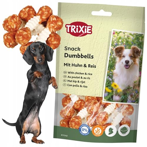 Snack per Cani Dumbell con Pollo e Riso, 6 Pezzi