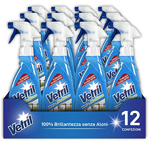 Vetril Detergente Spray e con Ammoniaca, e 650 ml x