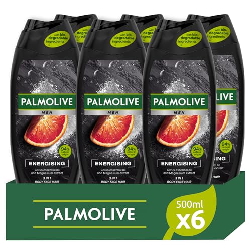 Palmolive Men Bagnoschiuma 3 in 1 Energizzante 6x500ml