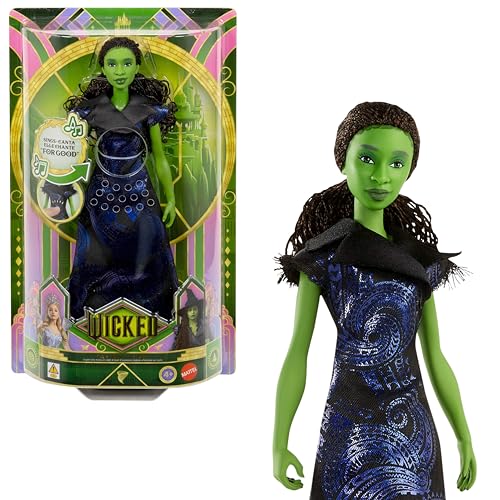 Mattel Wicked For Good - Elphaba Cantante Bambola Collezione JFM09