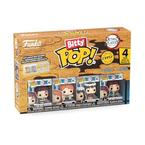 Funko Bitty POP! 4 Pack Demon Slayer Tanjiro Kamado Sabito Makomo Mystery Mini Figure