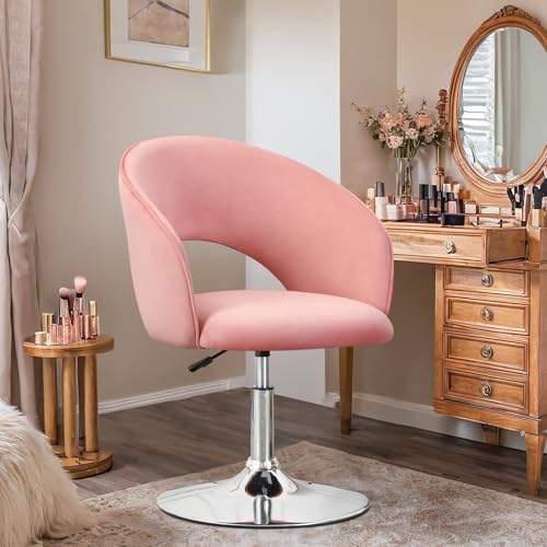 Ckaff Poltrona girevole regolabile rosa
