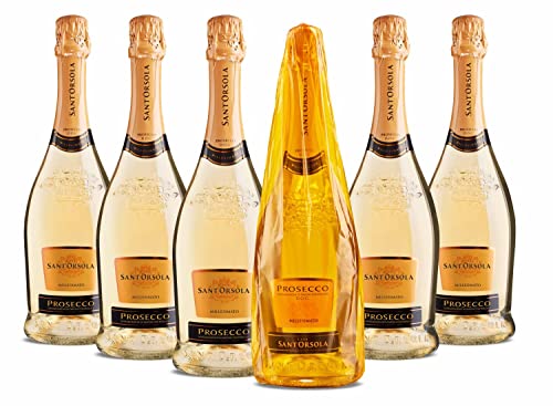 Sant'Orsola Prosecco D.O.C. Millesimato Extra Dry da Uva Glera, 6x750 ml