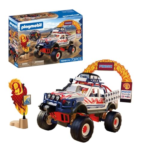 PLAYMOBIL Cars Offroad Truck con verricello e piastre di ponte