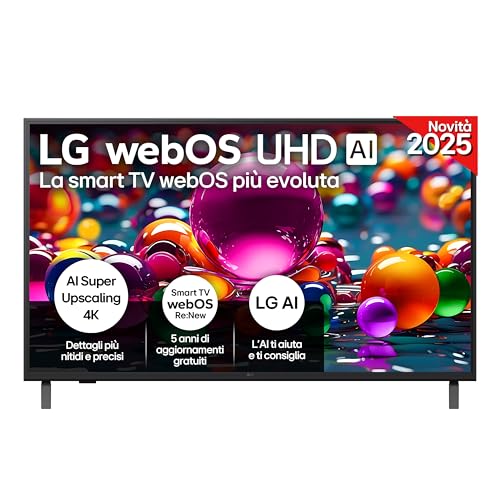 LG 43UA75006LA TV 43" Smart 4K UHD Processore α7 Gen8