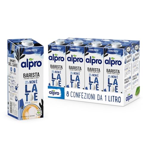 Alpro Questo Non È Latte Barista - Bevanda all'Avena, 8x1L