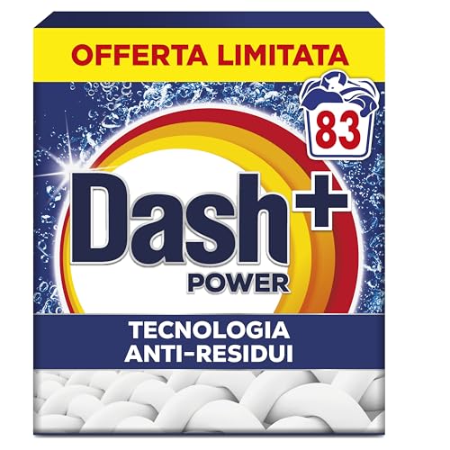 Dash Detersivo Lavatrice Polvere 83 Lavaggi Anti Residui