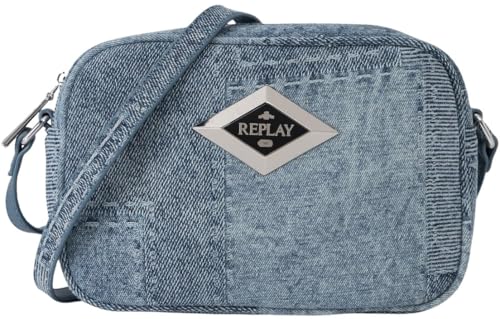 Replay Borsa a Tracolla Donna Medium Denim
