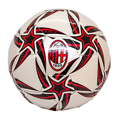 Pallone da Calcio Cucito A.C. Milan Pro Ufficiale Misura 5