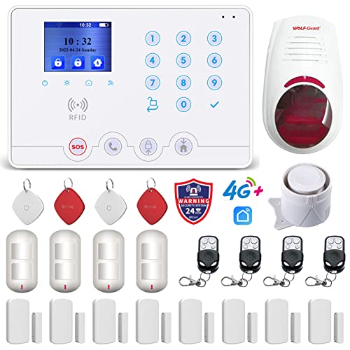 Wolf Guard WiFi 4G Kit Allarme Antifurto Casa Wireless