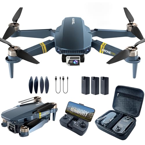 Drone Telecamera 4K HD Principianti, 84 Min Volo 3 Batterie, WiFi FPV
