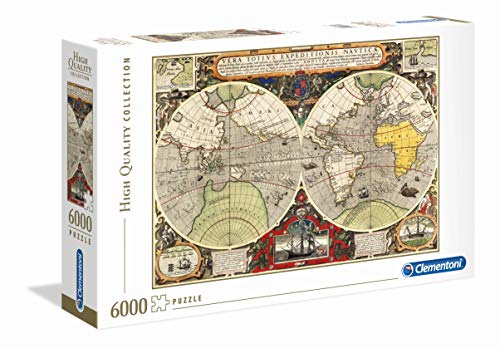 Clementoni Collection Puzzle Antique Nautical Map 6000 Pezzi