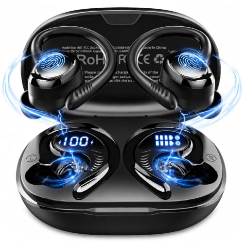 Hupoaf Cuffie Bluetooth Sport