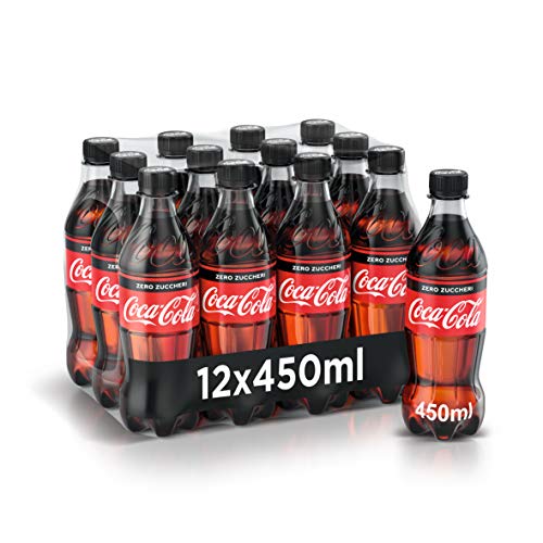 Coca-Cola Zero Zuccheri – 12 Bottiglie da 450 ml