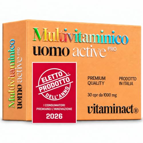 Multivitaminico Uomo Vitaminact Active Pro 30 Compresse