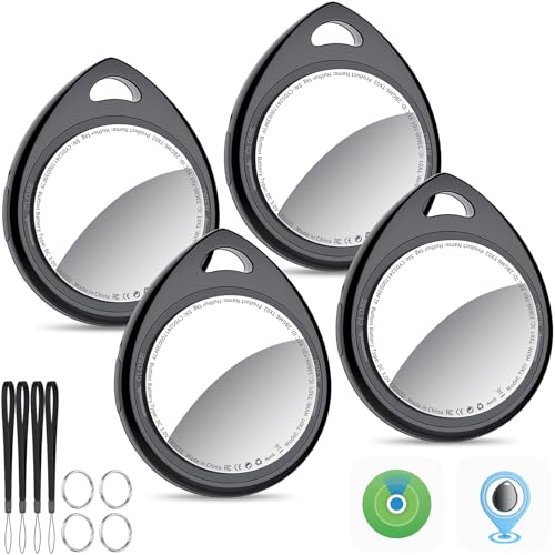 QCOQ Air Tracker Tags 4 Pezzi, Smart Tracker Bluetooth