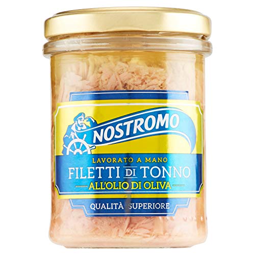 Nostromo Filetti di Tonno all'Olio di Oliva Qualità Superiore, 180g