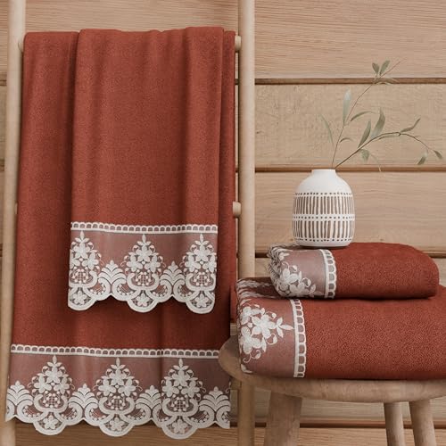 Asciugamani Bagno PETTI Artigiani Italiani 100% Spugna di Cotone, Set 1+1 2 Pezzi Viso e Mani