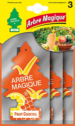 Arbre Magique Profumatore Auto Fragranza Fruit Cocktail, Multipack 3 Pezzi