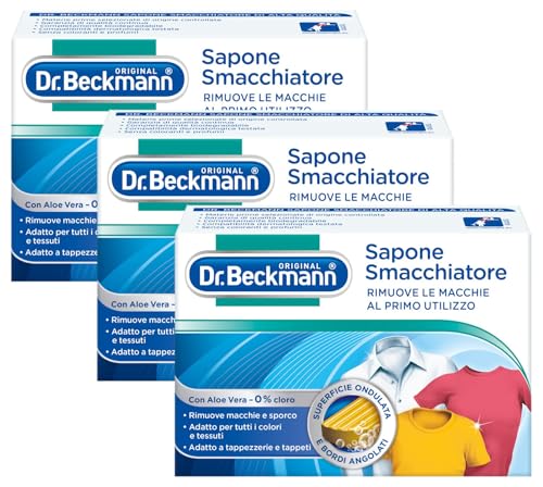 Dr. Beckmann Sapone Smacchiatore Naturale 100g, Confezione da 3