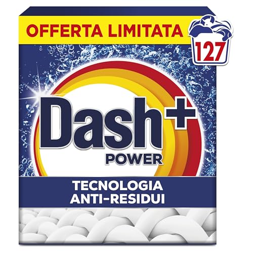 Dash Detersivo Lavatrice Polvere 127 Lavaggi Anti Residui