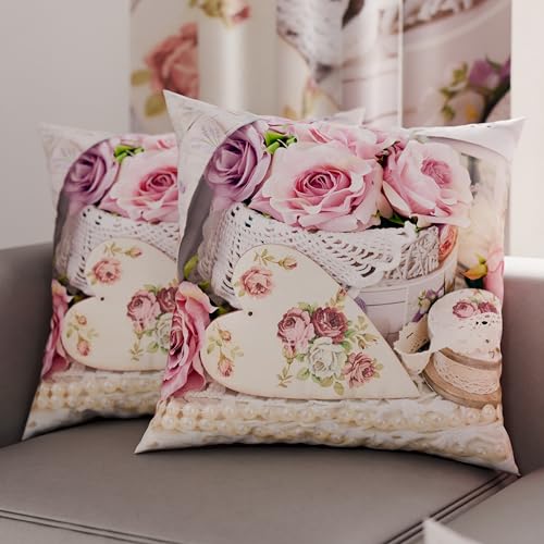 PETTI Artigiani Italiani - Coppia di Federe Cuscino 50x80 cm in Microfibra, Cuscini Arredo Camera da Letto, Divano, Salotto, Set 2 Fodere Copricuscino, Federa